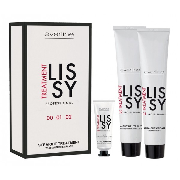 Everline - Hair Solution - Lissy - Straight Treatment Kit - Professional Treatments