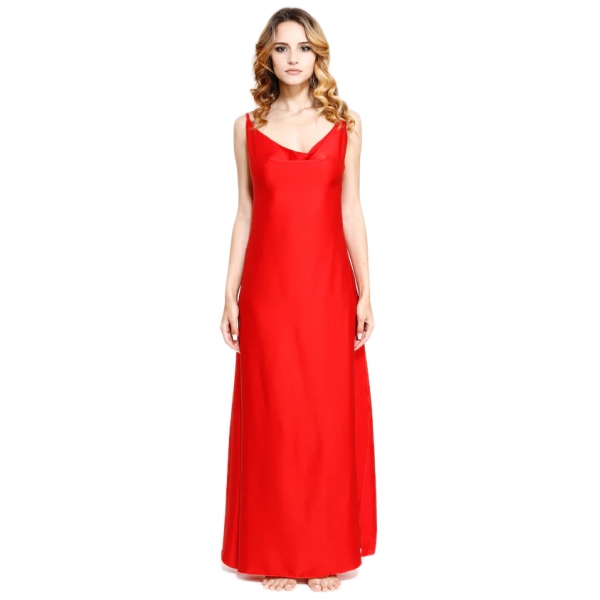 Grace - Grazia di Miceli - "Española Way" Red Women's Dress - Luxury Collection - Made in Italy - High Quality