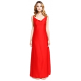 Grace - Grazia di Miceli - "Española Way" Red Women's Dress - Luxury Collection - Made in Italy - High Quality