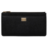 Dolce & Gabbana - Black Logo Plaque Purse - Dolce & Gabbana Exclusive Luxury Collection