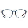 Linda Farrow - Arnold Angular Optical Frame in Navy - LF63AC8OPT - Linda Farrow Eyewear