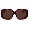 Linda Farrow - Occhiali da Sole Oversize Astrid in Tartaruga - LFL1529C2SUN - Linda Farrow Eyewear