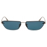 Linda Farrow - Cleo Cat Eye Sunglasses in Aqua - LFL1513C2SUN - Linda Farrow Eyewear