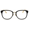 Linda Farrow - Cyrus D-Frame Optical in Black - LFL1484C1OPT - Linda Farrow Eyewear