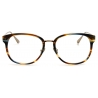 Linda Farrow - Cyrus D-Frame Optical in Earth Horn - LFL1484C2OPT - Linda Farrow Eyewear