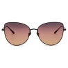 Linda Farrow - Occhiali da Sole Eloise Cat Eye in Nichel Opaco - LFL1336C10SUN - Linda Farrow Eyewear