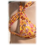 Grace - Grazia di Miceli - "Kyoto" Crossover Bikini with Sensoji Print - Luxury Collection - Made in Italy - High Quality