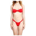 Grace - Grazia di Miceli - "Hollywood" Red Balcony Bikini - Luxury Collection - Made in Italy - High Quality