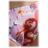 Grace - Grazia di Miceli - "Sakura" Opaque Bikini with Itsukushima Print - Luxury Collection - Made in Italy - High Quality