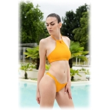 Grace - Grazia di Miceli - Covering Bikini Mustard "Sakura" - Luxury Collection - Made in Italy - High Quality