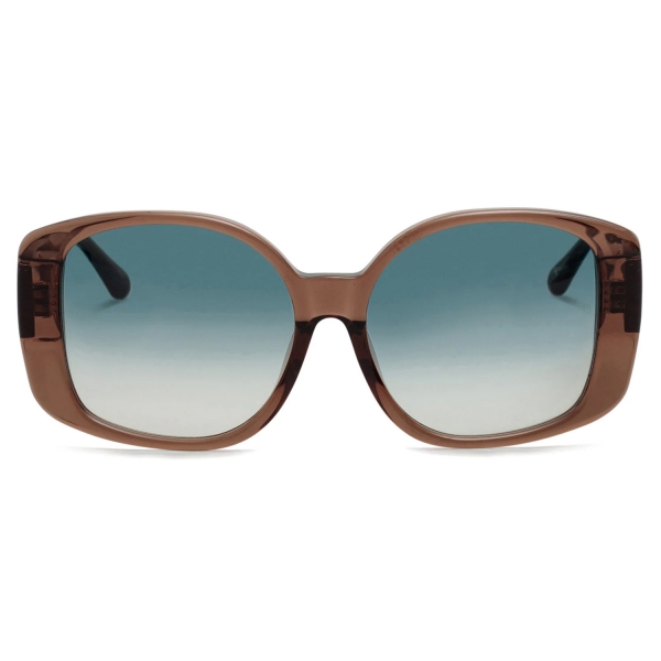 Linda Farrow - Venus Oversize Sunglasses in Ash - LFL1478C3SUN - Linda Farrow Eyewear