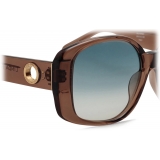 Linda Farrow - Venus Oversize Sunglasses in Ash - LFL1478C3SUN - Linda Farrow Eyewear