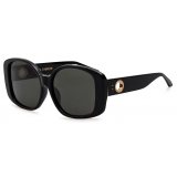 Linda Farrow - Venus Oversize Sunglasses in Black - LFL1478C1SUN - Linda Farrow Eyewear