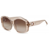 Linda Farrow - Venus Oversize Sunglasses in Ash - LFL1478C3SUN - Linda Farrow Eyewear