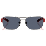 Ferrari - Ray-Ban - RB3763M F01887 64-17 - Official Original Scuderia Ferrari New Collection - Sunglasses