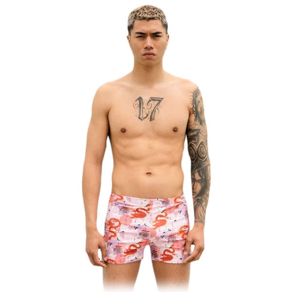 Grace - Grazia di Miceli - Men's Boxer "Kanazawa" Itsukushima - Luxury Collection - Made in Italy - High Quality