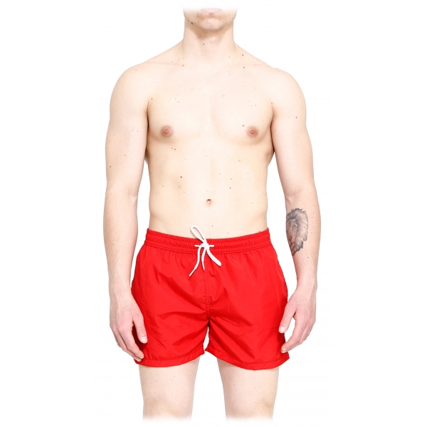 Grace - Grazia di Miceli - Men's Boxer "Miracle Mile" Red - Luxury Collection - Made in Italy - High Quality