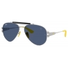 Ferrari - Ray-Ban - RB3762M F06480 58-14 - Official Original Scuderia New Collection - Occhiali da Sole