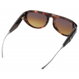 Ferrari - Ferrari Sunglasses in Havana Acetate with Polarised Brown Gradient Lenses - Sunglasses - Ferrari