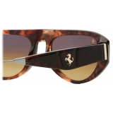 Ferrari - Ferrari Sunglasses in Havana Acetate with Polarised Brown Gradient Lenses - Sunglasses - Ferrari