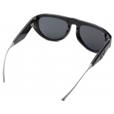 Ferrari - Ferrari Sunglasses in Black Acetate with Polarised Grey Lens - Sunglasses - Ferrari Eyewear