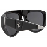 Ferrari - Ferrari Sunglasses in Black Acetate with Polarised Grey Lens - Sunglasses - Ferrari Eyewear