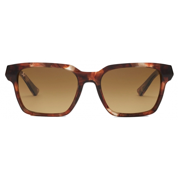 Ferrari - Ferrari Sunglasses in Havana Acetate with Polarised Brown Gradient Lenses - Sunglasses - Ferrari