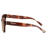 Ferrari - Ferrari Sunglasses in Havana Acetate with Polarised Brown Gradient Lenses - Sunglasses - Ferrari