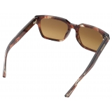 Ferrari - Ferrari Sunglasses in Havana Acetate with Polarised Brown Gradient Lenses - Sunglasses - Ferrari