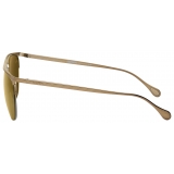 Ferrari - Ferrari Sunglasses in Gold-Tone Metal with Gold Mirror Lens - Sunglasses - Ferrari Eyewear