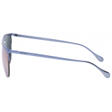 Ferrari - Ferrari Sunglasses iIn Lilac Metal with Lilac Mirror Lens - Sunglasses - Ferrari Eyewear