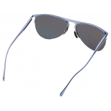 Ferrari - Ferrari Sunglasses iIn Lilac Metal with Lilac Mirror Lens - Sunglasses - Ferrari Eyewear