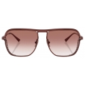 Ferrari - Ferrari Sunglasses in Burgundy Titanium with Burgundy Gradient Lens - Sunglasses - Ferrari Eyewear