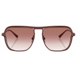 Ferrari - Ferrari Sunglasses in Burgundy Titanium with Burgundy Gradient Lens - Sunglasses - Ferrari Eyewear