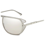 Ferrari - Ferrari Sunglasses in Titanium with White Gold Mirror Lens - Sunglasses - Ferrari Eyewear