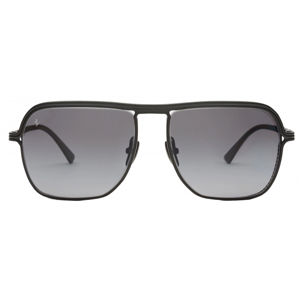 Ferrari - Ferrari Sunglasses in Matt Black Titanium with Polarised Grey Gradient Lens - Sunglasses - Ferrari