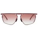 Ferrari - Ferrari Sunglasses in Burgundy Titanium with Burgundy Gradient Lens - Sunglasses - Ferrari Eyewear