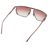 Ferrari - Ferrari Sunglasses in Burgundy Titanium with Burgundy Gradient Lens - Sunglasses - Ferrari Eyewear