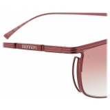 Ferrari - Ferrari Sunglasses in Burgundy Titanium with Burgundy Gradient Lens - Sunglasses - Ferrari Eyewear