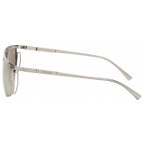 Ferrari - Ferrari Sunglasses in Titanium with White Gold Mirror Lens - Sunglasses - Ferrari Eyewear