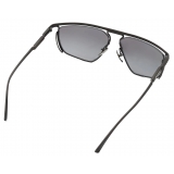 Ferrari - Ferrari Sunglasses in Matt Black Titanium with Polarised Grey Gradient Lens - Sunglasses - Ferrari