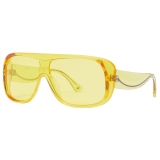 Ferrari - Ferrari Sunglasses in Transparent Yellow Acetate with Yellow Lenses - Sunglasses - Ferrari Eyewear