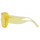 Ferrari - Ferrari Sunglasses in Transparent Yellow Acetate with Yellow Lenses - Sunglasses - Ferrari Eyewear