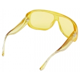 Ferrari - Ferrari Sunglasses in Transparent Yellow Acetate with Yellow Lenses - Sunglasses - Ferrari Eyewear