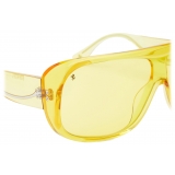 Ferrari - Ferrari Sunglasses in Transparent Yellow Acetate with Yellow Lenses - Sunglasses - Ferrari Eyewear