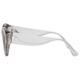 Ferrari - Ferrari Sunglasses in Transparent Grey Acetate with Brown Lenses - Sunglasses - Ferrari Eyewear