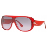 Ferrari - Ferrari Sunglasses in Transparent Red Acetate with Pink to Red Gradient Lenses - Sunglasses - Ferrari