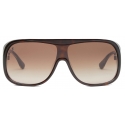 Ferrari - Ferrari Sunglasses in Havana Acetate with Gradient Brown Lenses - Sunglasses - Ferrari Eyewear