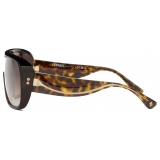 Ferrari - Ferrari Sunglasses in Havana Acetate with Gradient Brown Lenses - Sunglasses - Ferrari Eyewear