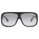 Ferrari - Ferrari Sunglasses in Black Acetate with Gradient Grey Lenses - Sunglasses - Ferrari Eyewear